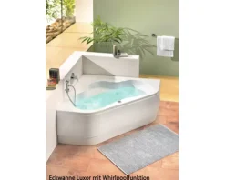 Badewanne OTTOFOND Luxor 140 x 140 cm weiß glänzend glatt 850001