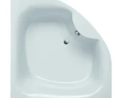 Badewanne OTTOFOND Tirana 150 x 150 cm weiß glänzend glatt 861401
