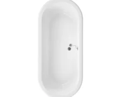 Badewanne OTTOFOND Yorkshire 80.5 x 180 cm weiß glänzend glatt 703101