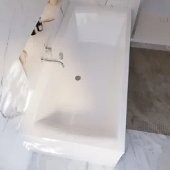 Badewanne Schulte Onda 200x90 cm Komplettset mit Wannenträger und Ab- und Überlaufgarnitur