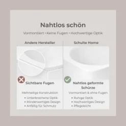 Badewanne Schulte Rio Canto links 1700x750 mm weiß inkl. Ablaufgarnitur Push-Up, Chrom
