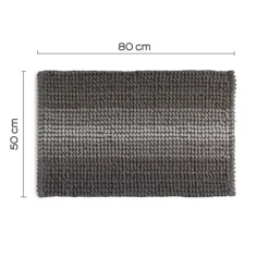 Badezimmerteppich cm 50X80 aus Baumwolle und Mikrofasern | Benjamin