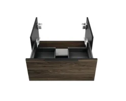 Badmöbel-Set FACKELMANN B.Paris BxHxT 705 x 498 x 465 mm Frontfarbe rigoletto eiche mit Gusswaschtisch