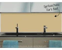 Badrückwand mySPOTTI aqua beige 90x45 cm