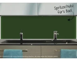 Badrückwand mySPOTTI aqua forestgrün 90x45 cm