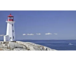 Badrückwand mySPOTTI aqua Lighthouse 90x45 cm