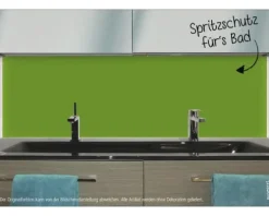 Badrückwand mySPOTTI aqua lindgrün 90x45 cm