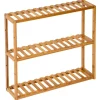 Badregal tectake Katjana aus Bambus 60 x 15 x 54,5 cm