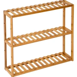 Badregal tectake Katjana aus Bambus 60 x 15 x 54,5 cm