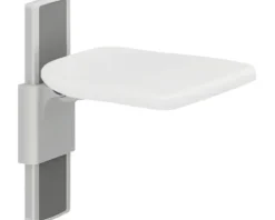 Badsitz Pressalit PLUS aluminium/weiß glänzend R5520112000