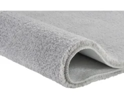 Badteppich Kleine Wolke Marco 70 x 120 cm silbergrau