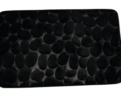 Badteppich MSV GALETS 50 x 80 cm schwarz