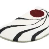 Badteppich Grund COLANI 18 50 x 80 cm weiß rot
