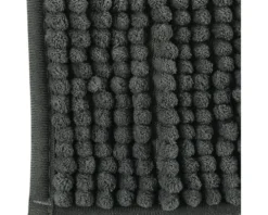 Badteppich MSV CHENILLE 80 x 50 cm dunkelgrau