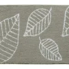 Badteppich spirella LEAF 90 x 60 cm taupe
