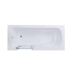 BELVIT Seniorenbadewanne 170 cm Rechteck Badewanne mit Einstieg links, barrierefreie Dusch-Badewanne für Senioren und Erwachsene