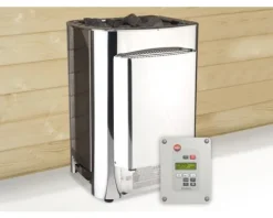 Biosaunaofen Weka BioS Profiset 11 kW mit digitaler Kombi-Steuerung