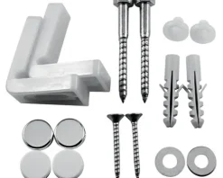 Bodenbefestigung DURAVIT für Stand WC 0067021000 chrom/weiß