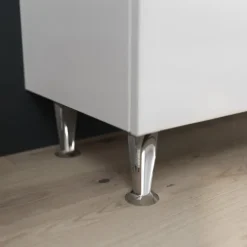 Bodenstehendes Badmöbel Set mit Hängeschrank, glänzend weiß | Easy