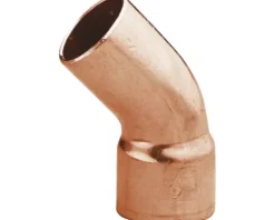Bogen 45° 1 Muffe 18mm 10 Stück Kupfer