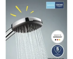 Brausegarnitur Grohe Quickfix Vitalio Comfort 110 II chrom glänzend Brausestangenlänge 900 mm 26930001