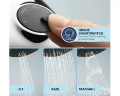 Brausegarnitur Grohe Quickfix Vitalio Comfort 110 II chrom glänzend Brausestangenlänge 900 mm 26930001