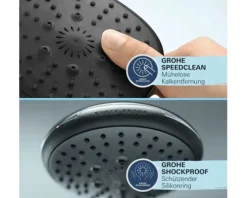Brausegarnitur Grohe Quickfix Vitalio Start 110 III chrom glänzend Brausestangenlänge 600 mm 26032001