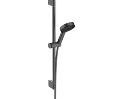 Brausegarnitur hansgrohe Pulsify schwarz matt Brausestangenlänge 669 mm 24161670