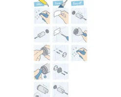 Brausehalter Grohe Quickfix Vitalio Universal chrom 27958001