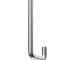 Burschberg Durchschleuderträger Decke 100 cm für Duschvorhangstange Edelstahl