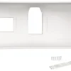 Calmwaters® Wannenträger 190 x 90 cm Modern Square 2, Passend für Rechteck-Badewanne 190x90 cm, Styroporträger, Schall- und wärmedämmend, Direkt verfliesbar, Badewannenträger in Weiß, 03AX3358