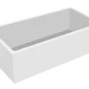 Calmwaters® Wannenträger 180 x 80 cm Modern Select, Passend für Rechteck-Badewanne 180x80 cm, Styroporträger, Schall- und wärmedämmend, Direkt verfliesbar, Badewannenträger in Weiß, 03AX3361