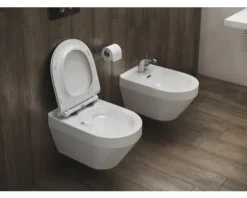 Cersanit Bidet CREA wandhängend weiß glänzend ohne Beschichtung CCBW1001390757