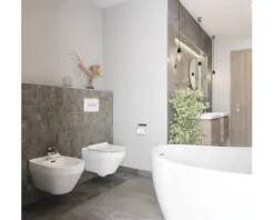 Cersanit Bidet CREA wandhängend weiß glänzend ohne Beschichtung CCBW1001390757