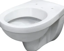 Cersanit Wand-WC DELFI Tiefspüler mit Spülrand weiß glänzend ohne WC-Sitz CCHZ1000030936