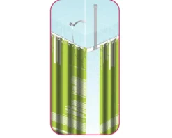 Deckenstütze MSV Ø 25 mm chrom glänzend