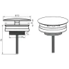 Design Schaftventil 1 1/4" chrom
