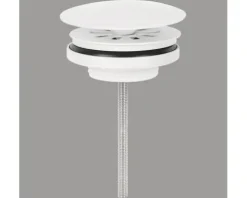 Design Schaftventil 1 1/4" weiß matt