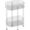 Devo Standregal Sonet BxHxT 49 x 68 x 34 cm grau/Eiche/edelstahl