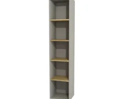 Devo Seitenschrank offen Sonet BxHxT 35 x 164 x 30 cm kaschmir/Eiche