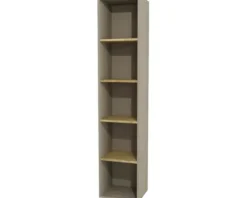Devo Seitenschrank offen Sonet BxHxT 35 x 164 x 30 cm structure dakar/Eiche