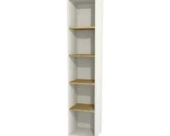 Devo Seitenschrank offen Sonet BxHxT 35 x 164 x 30 cm weiß/Eiche