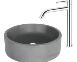 Differnz Waschtischarmatur für Aufsatzwaschbecken chrom 30.414.12