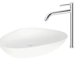 Differnz Waschtischarmatur für Aufsatzwaschbecken chrom 30.414.12