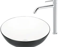 Differnz Waschtischarmatur für Aufsatzwaschbecken chrom 30.414.12