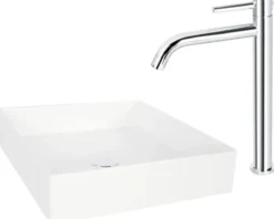 Differnz Waschtischarmatur für Aufsatzwaschbecken chrom 30.414.12