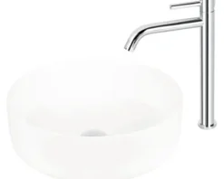 Differnz Waschtischarmatur für Aufsatzwaschbecken chrom 30.414.12