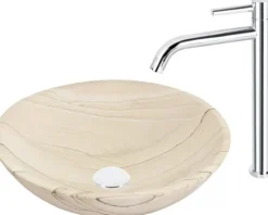 Differnz Waschtischarmatur für Aufsatzwaschbecken chrom 30.414.12