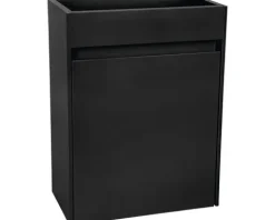 Differnz Waschtischunterschrank HURA L BxHxT 40 x 52 x 21,5 cm Frontfarbe schwarz