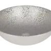 Differnz Aufsatzwaschbecken Bright 36 x 36 cm Keramik silber 38.009.30